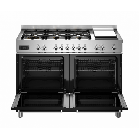 BERTAZZONI PRO12 6G 2E NE T Ηλεκτρική Κουζίνα με Εστίες Αερίου & grill Teppanyaki 120cm Μαύρο BERTAZZONI PRO12 6G 2E NE T Ηλεκτρική Κουζίνα με Εστίες Αερίου & grill Teppanyaki 120cm Μαύρο